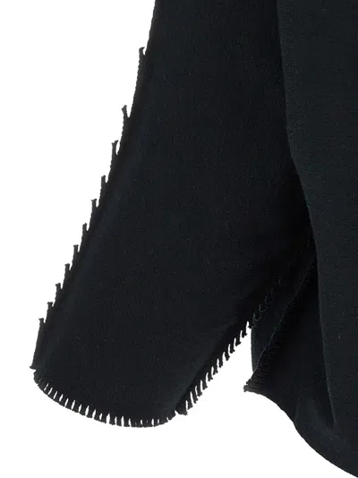 Issey Miyake Black Campagne Sweater In Black