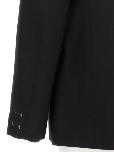 Maison Margiela Double-breasted Blazer Blazer And Suits Black In Black