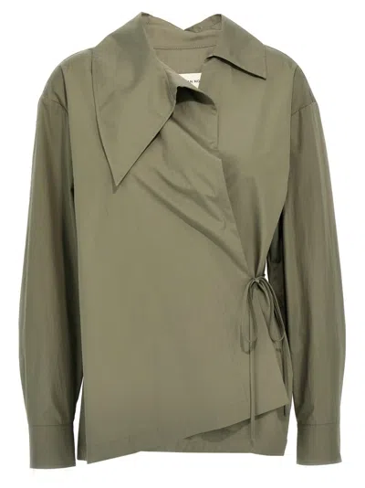 Dries Van Noten Cedo Shirt And Blouse Green In Green