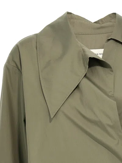 Dries Van Noten Cedo Shirt And Blouse Green In Green