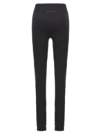 Mm6 Maison Margiela Mm6 By Maison Margiela High-waisted Stretch Tech Fabric Leggings