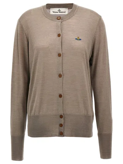 Vivienne Westwood Bea Sweaters And Cardigans Beige In Brown