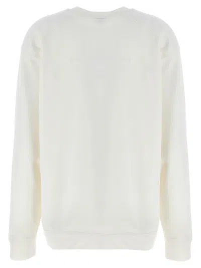 Ganni Off-white Isoli Kittens Drop Shoulder Sweatshirt