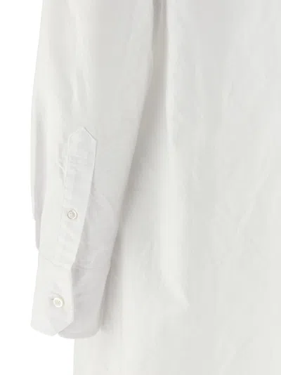 Thom Browne Classic Cotton Poplin Shirt For Women In White