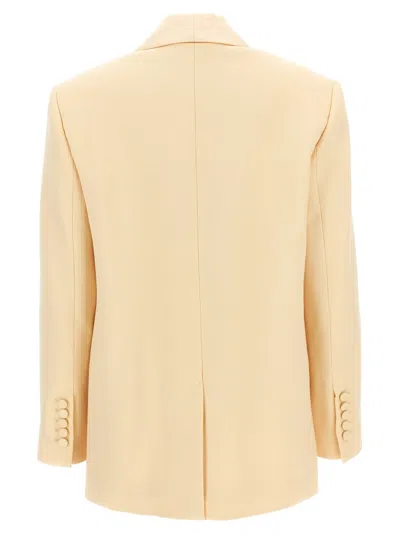 Zimmermann Illustration Shawl Tux Jacket Blazer And Suits Beige In Nude