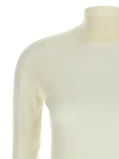 Max Mara White Cecina Turtleneck Sweater