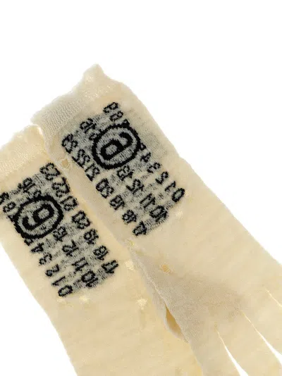 Mm6 Maison Margiela Mm6 By Maison Margiela Numeric Signature Gloves