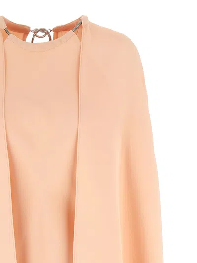 Max Mara Pink Managua Dress In Orange