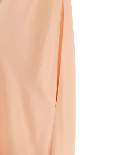 Max Mara Pink Managua Dress In Orange