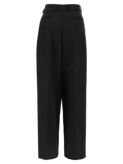 Giuseppe Di Morabito Straight Leg Stretch Wool Trousers In Black