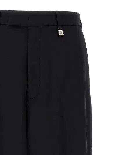 Giuseppe Di Morabito Straight Leg Stretch Wool Trousers In Black