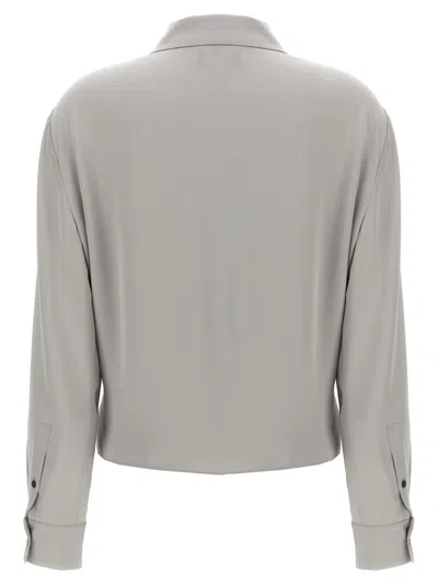 Theory 'pk Label Wrap' Blouse