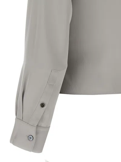 Theory 'pk Label Wrap' Blouse