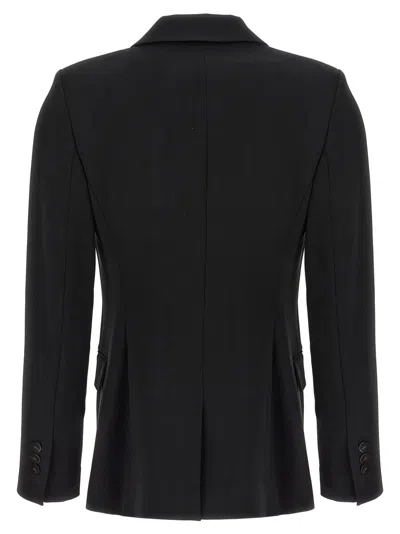 Theory Tailored Blazer With Back Vent And Cuffs In Black