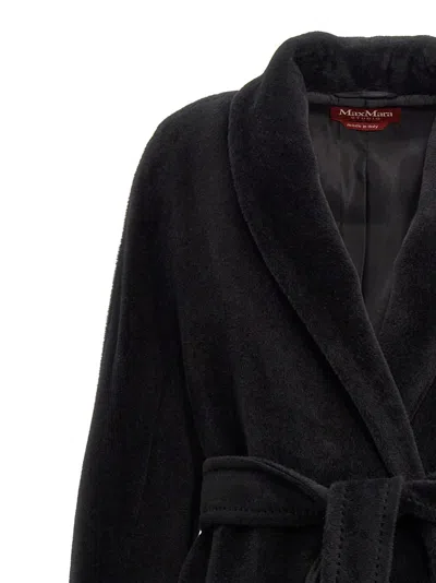 Max Mara Usa Coats And Trench Coats Black In Black