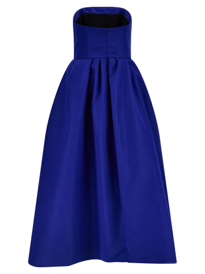 Carolina Herrera Off-the-shoulder Silk Faille Midi Dress