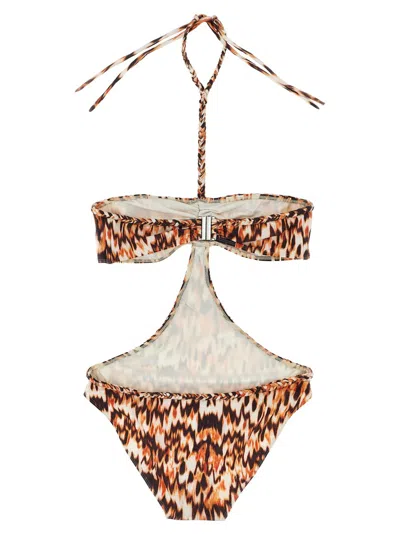 Isabel Marant 'farah' One-piece Swimsuit In Orange