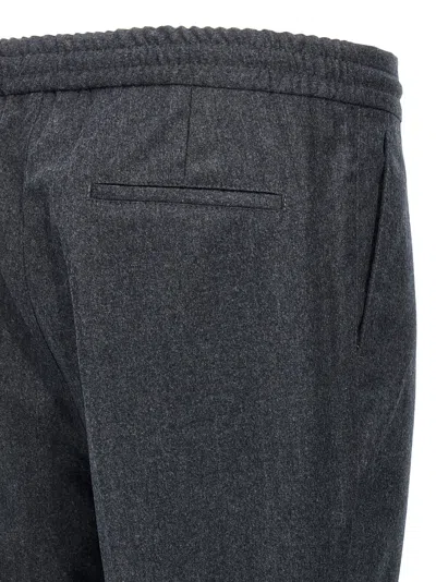 Brunello Cucinelli Man Pants Grey Size 42 Virgin Wool In Gray