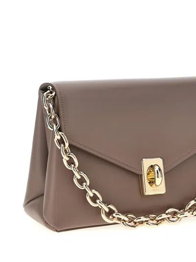 Furla Adjustable Chain Strap Shoulder Bag With Gold-tone Hardware