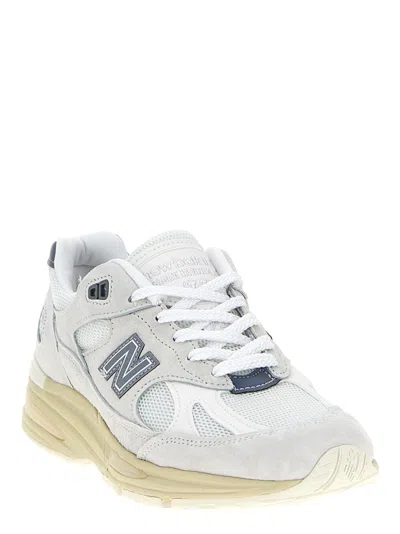New Balance Sporty Pigskin And Mesh Sneakers With Cushioned Sole