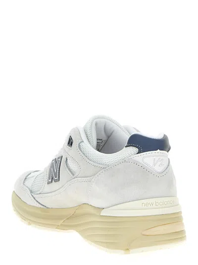 New Balance Sporty Pigskin And Mesh Sneakers With Cushioned Sole