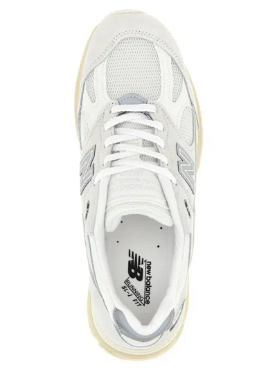 New Balance Sporty Pigskin And Mesh Sneakers With Cushioned Sole