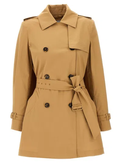 Max Mara Landa Cotton Poplin Short Trench Coat