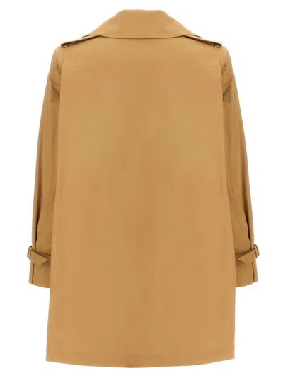 Max Mara Landa Cotton Poplin Short Trench Coat