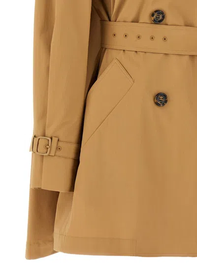 Max Mara Landa Cotton Poplin Short Trench Coat