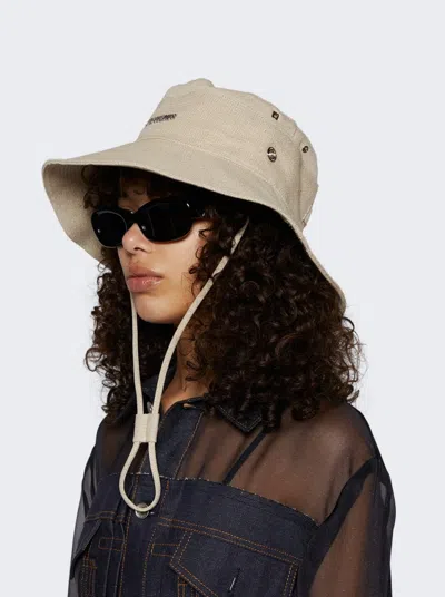 Jacquemus The De-nîmes Denim Bucket Hat Off-white