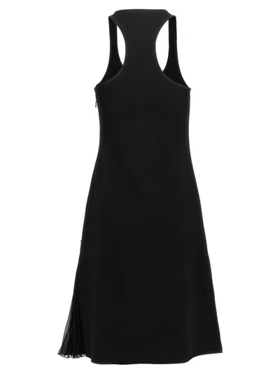 Courrèges Infinity Pleats Crepe A-line Dress