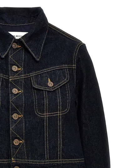 Victoria Beckham Women Denim Cropped Jacket