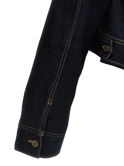 Victoria Beckham Women Denim Cropped Jacket