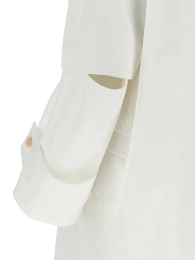 Max Mara Baba Coats And Trench Coats White