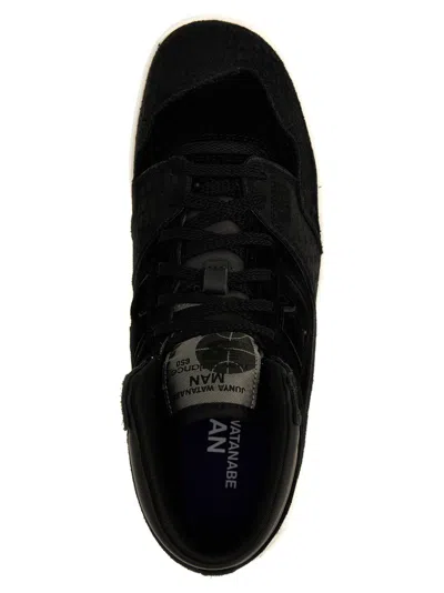 Junya Watanabe High-top Suede And Leather Sneakers