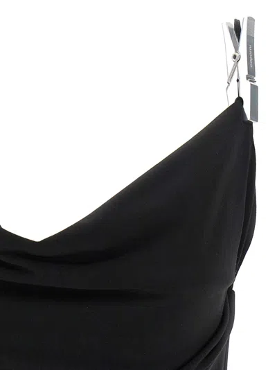 Coperni Sleeveless Draped Backless Top In Black