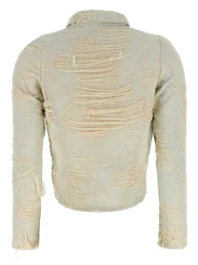 Diesel White De-madeline-fsg Shirt In Neutral