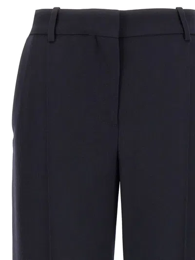 The Row Encore Wool Wide-leg Pants In Blue