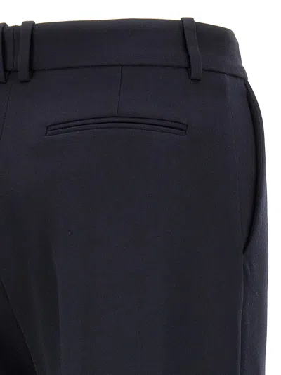 The Row Encore Wool Wide-leg Pants In Blue