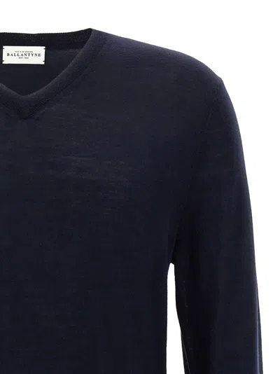 Ballantyne 'v Neck' Sweater In Black