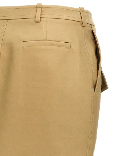 Tom Ford Fitted Skirt With Front And Back Pockets In Yellow