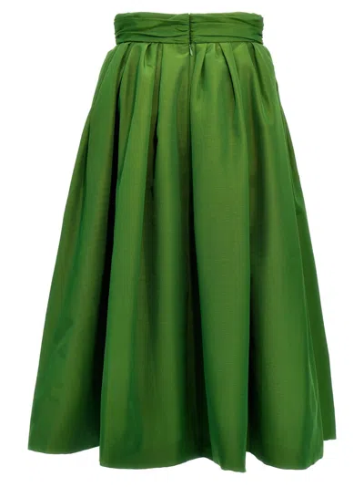 Carolina Herrera High-waisted Midi Skirt With Structured Waistband