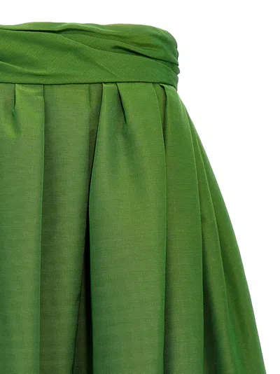 Carolina Herrera High-waisted Midi Skirt With Structured Waistband