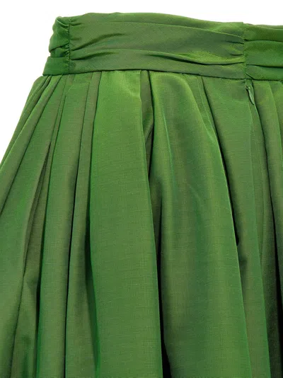 Carolina Herrera High-waisted Midi Skirt With Structured Waistband
