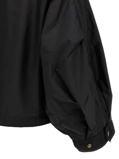 Moncler Polyester Windbreaker Fegeo With Hood And Elasticated Cuffs
