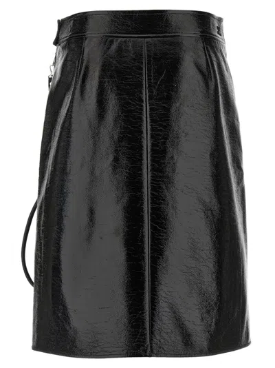 Courrèges Zipped Vinyl Skirt