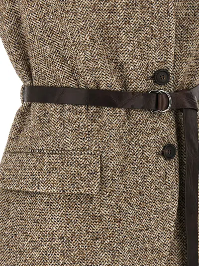 Brunello Cucinelli Buttoned Chevron Vest