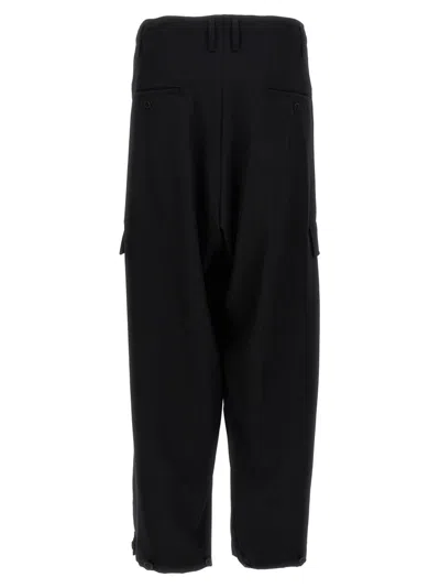 Yohji Yamamoto Tab Wide P Pants Black
