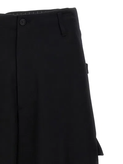 Yohji Yamamoto Tab Wide P Pants Black