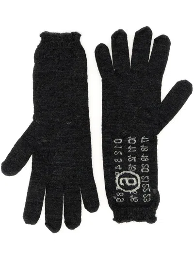 Mm6 Maison Margiela Mm6 By Maison Margiela Numeric Signature Gloves